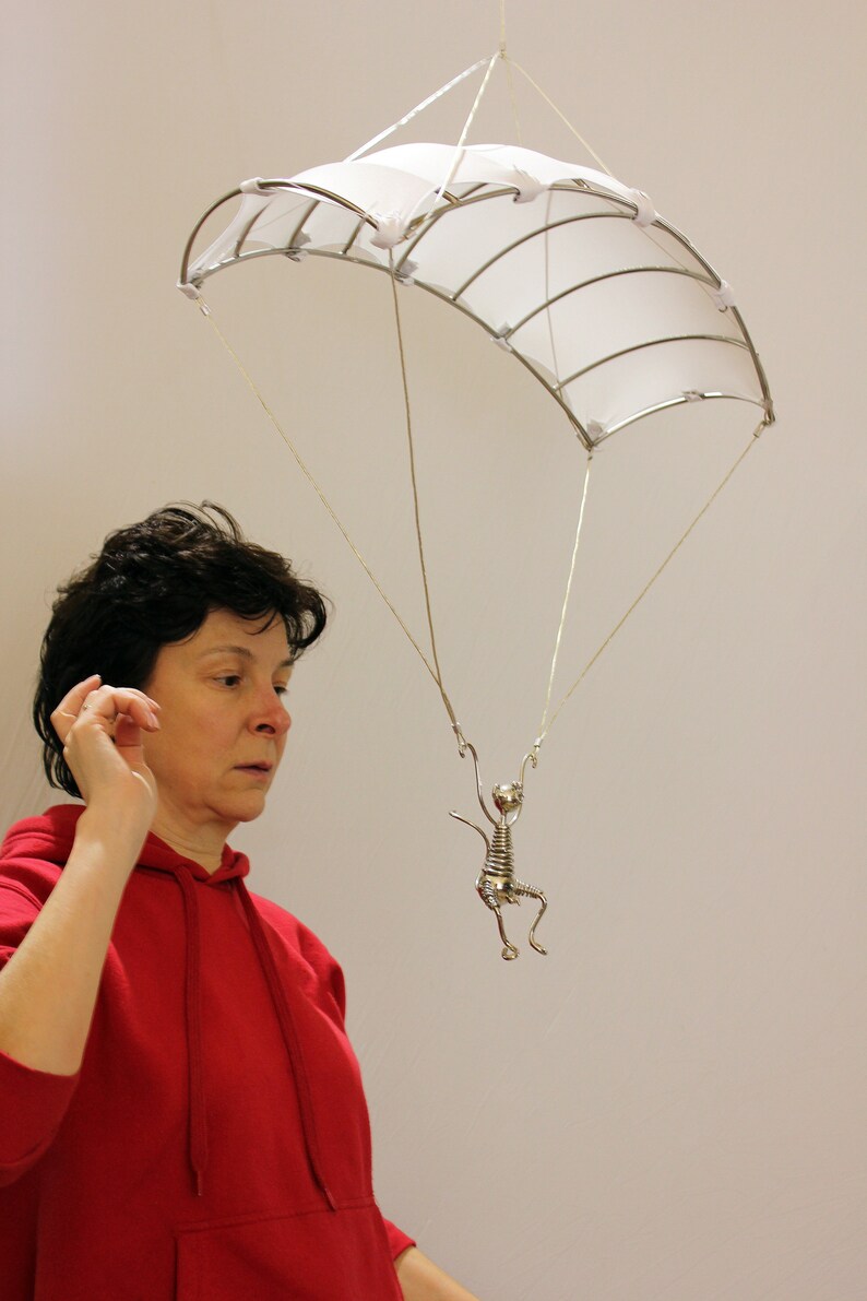 Decorative parachute monkey skydiver nursery decor monkeys Etsy