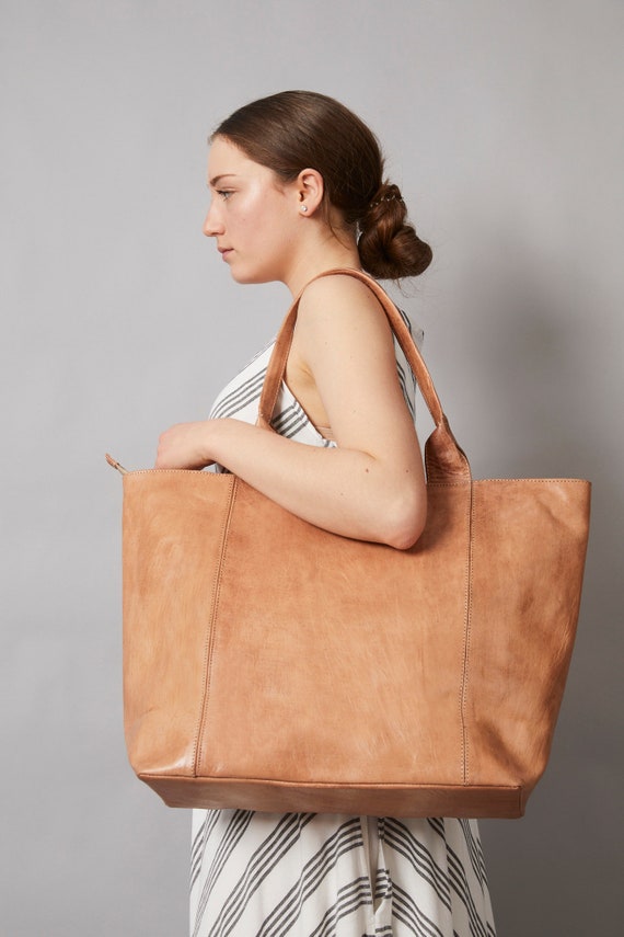Denmark Unlined Leather Tote