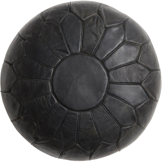 Leather bean bag footstool new arrivals