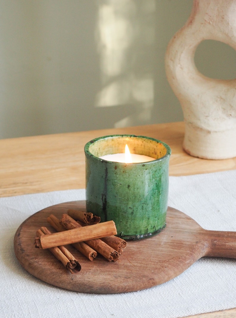 MoroccanWhite Tamegroute Candle
