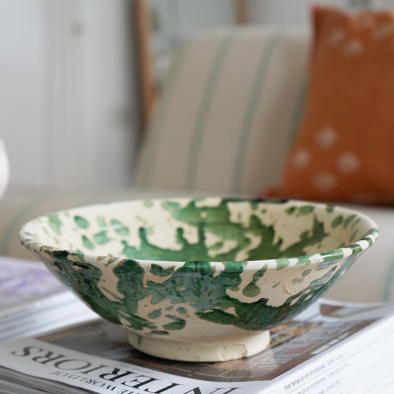 Ceramic Fruit Bowl Wavy - Etsy UK
