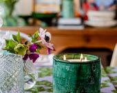 PAYDAY SALE Luxus Marokkanische Tamegroud Duftkerze, Sojawachskerze, Handgemachte Keramik, Handgemachte Kerze, Nachhaltige Kerze, Feigenkerze