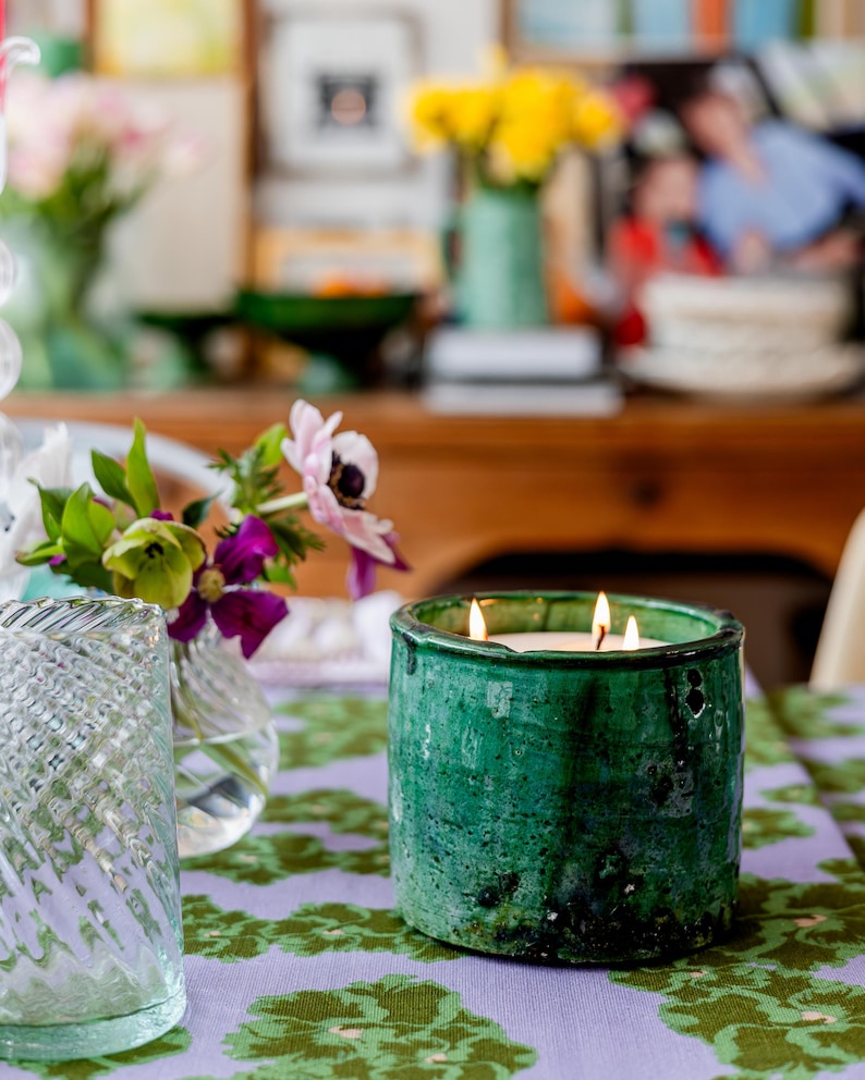 MoroccanWhite Tamegroute Candle - Thumbnail 5
