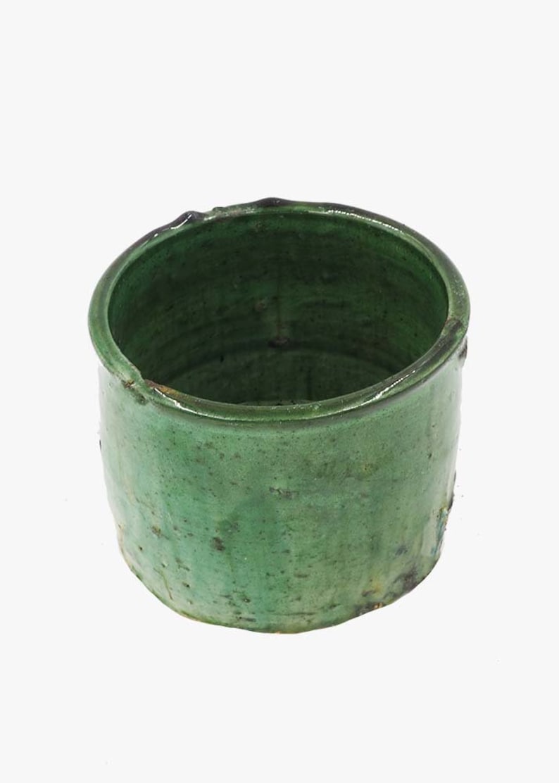 Moroccan Vintage Tamegroute Planter/Pot, Small, Medium, Large, Handmade Glazed Pottery, Decorative Pot, Plant Pot, Utensil Pot, Home Decor image 4