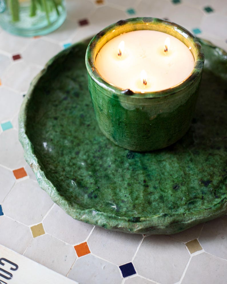 MoroccanWhite Tamegroute Candle - Thumbnail 3