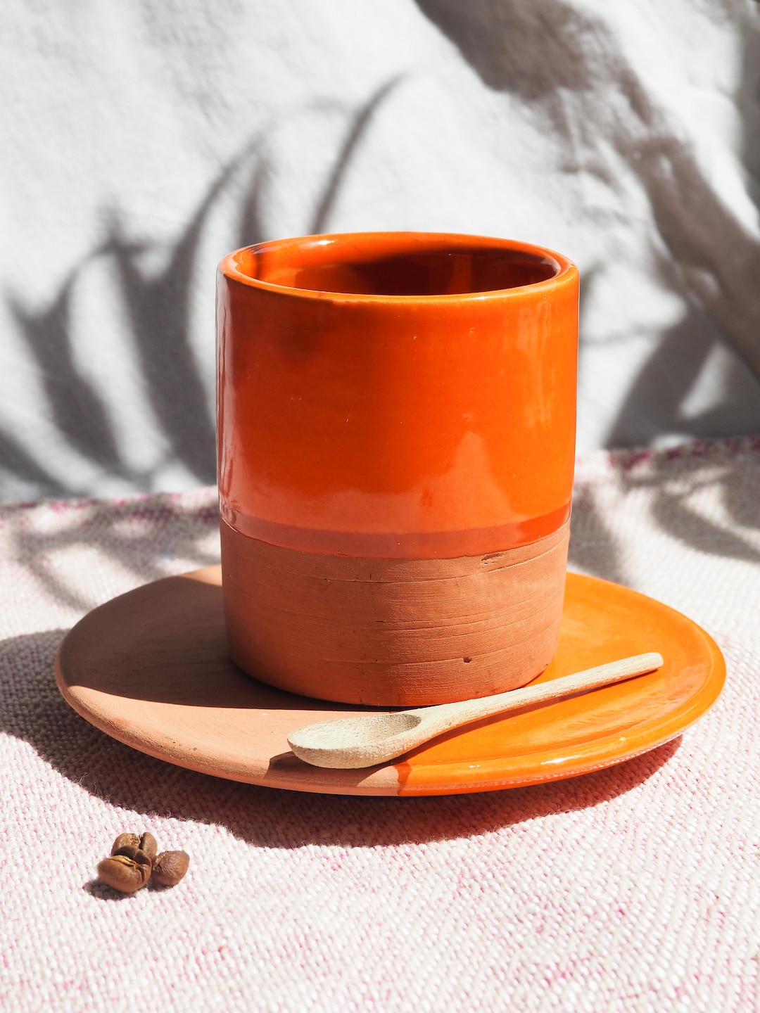 MID-SEASON SALE Moroccan Handmade Espresso Coffee Cup and Saucer