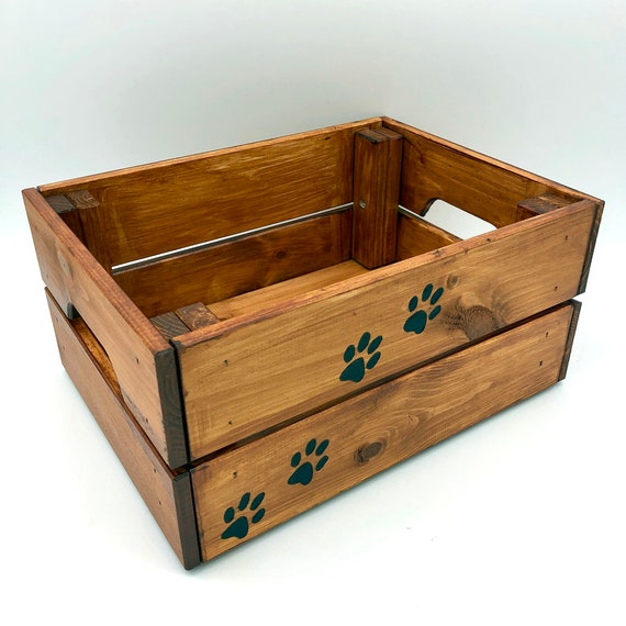 wooden crate toy box