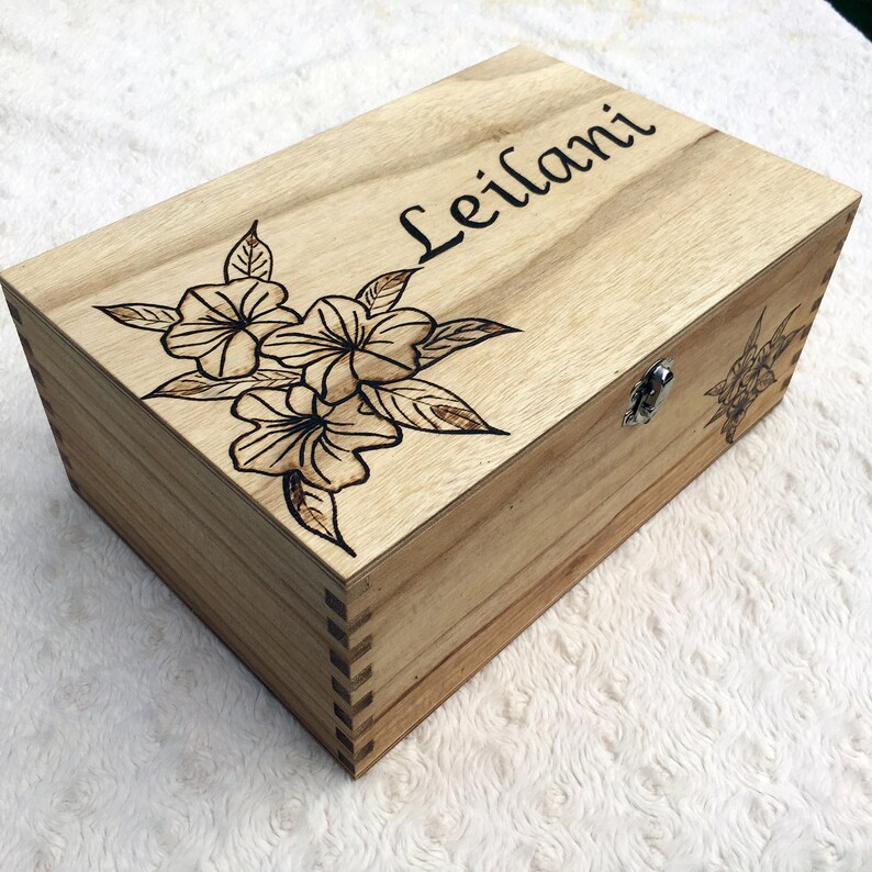 Christening Box one word Memory Box Keepsake Box Etsy