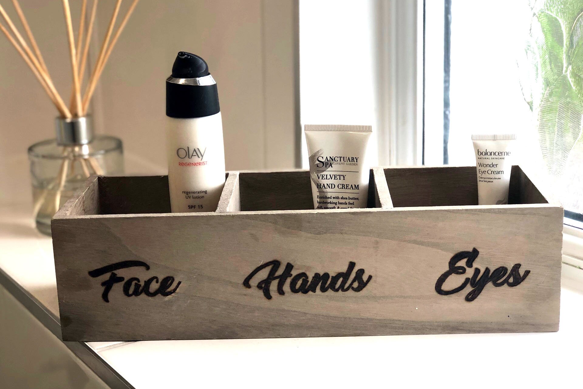 Wooden Beauty Storage Box Etsy UK