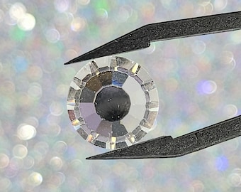 Preciosa Viva12 Non Hotfix Clear Rhinestones | Flatback Crystals for Burlesque, Irish Dance, Show Costumes, Craft Projects, Nail Art & More!