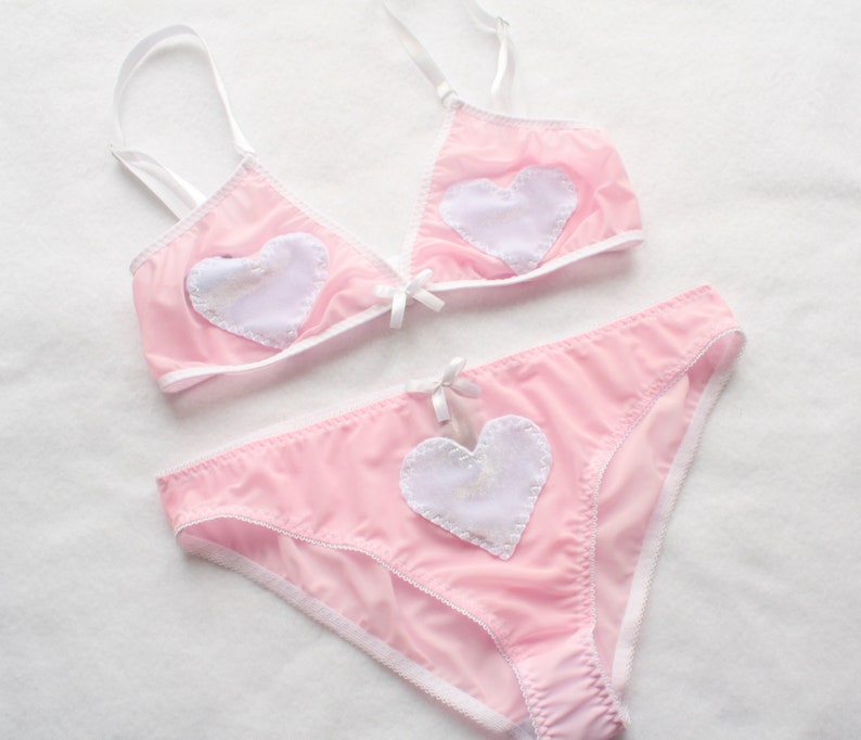 baby pink lingerie