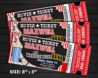Vintage Movie Ticket Etsy France