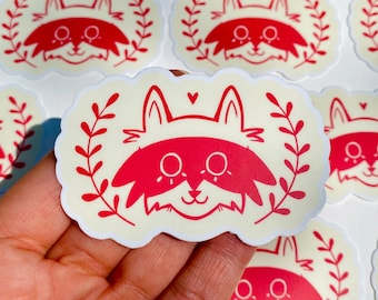 Woodland Raccoon Sticker