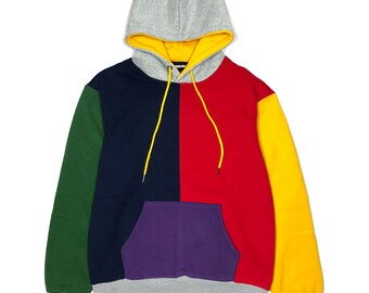 Color block hoodie | Etsy
