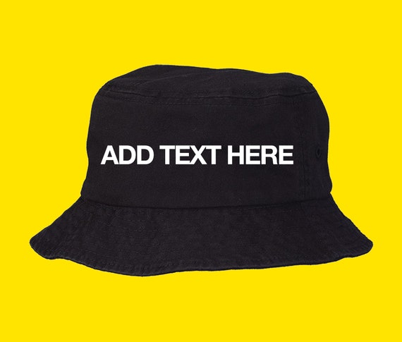 custom bucket hats