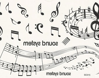 music note tattoo etsy