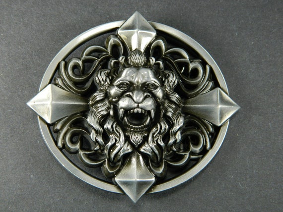 Lion cheap belt buckle