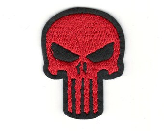 Punisher Skull Patch Army Milspec Isatactical Large Biker Jacket Patch 