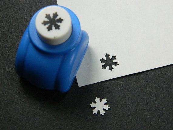 Snowflake Puncher Decorative Scrap-book Hole Puncher Custom Confetti or  Scrap-booking Snowflake Outline Hole Punch Craft Supply B276 