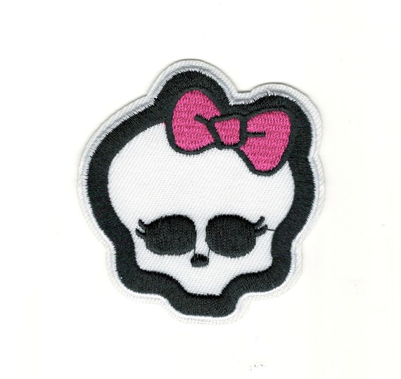 Iron On Patches for Clothing,Fashion Pink Girl Embroidered Patches