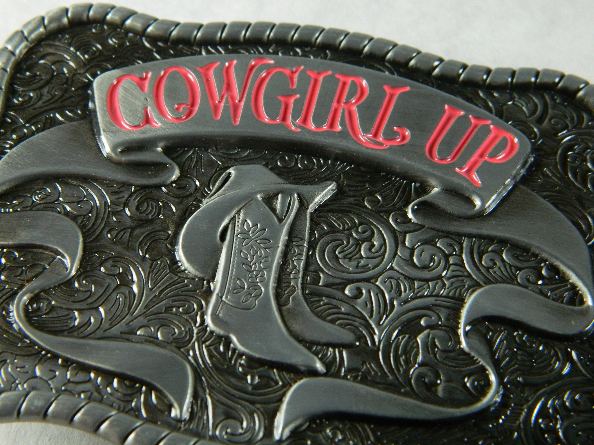 Cowgirl up Boots Hat Metal Belt Buckle Cowgirl Metal Belt Buckles Silver and Pink Country Belt Buckle Cowgirl Boots Belt Buckle B624 Etsy Canada