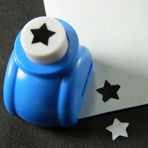 Star Puncher - Decorative Scrap-Book Hole Puncher- Custom Confetti Or Scrap-Booking Star Outline Hole Punch - Craft Supply #B288