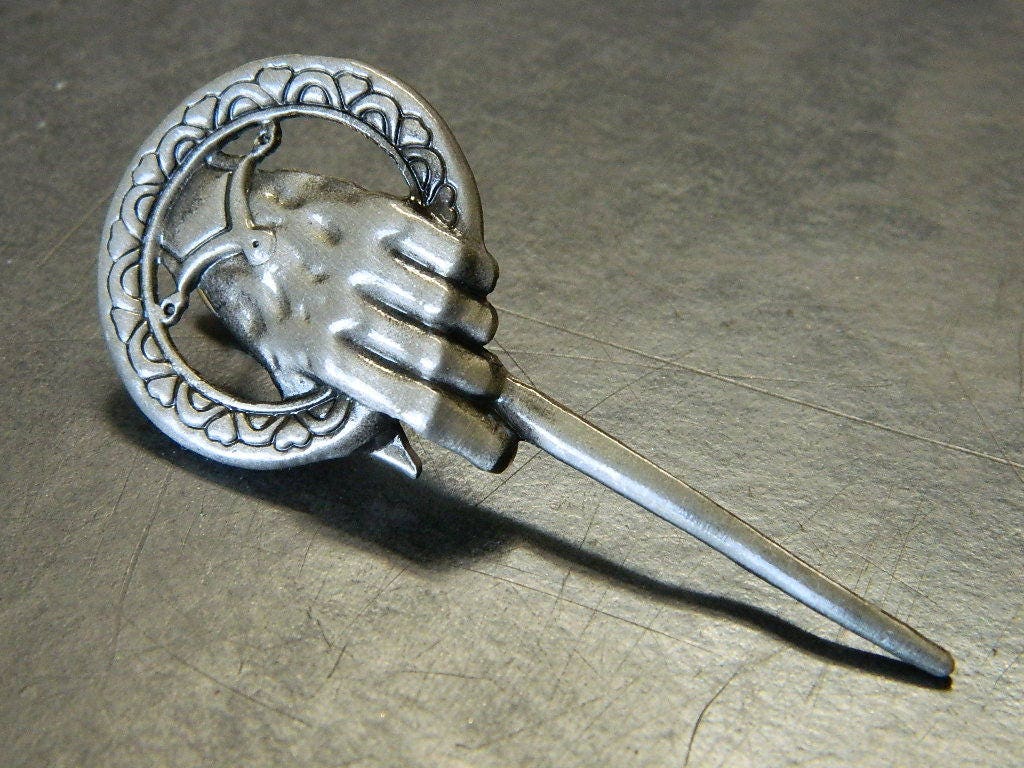 Gray Pewter GoT Hand of the King Pin - Game of Thrones Hand of the Ki…