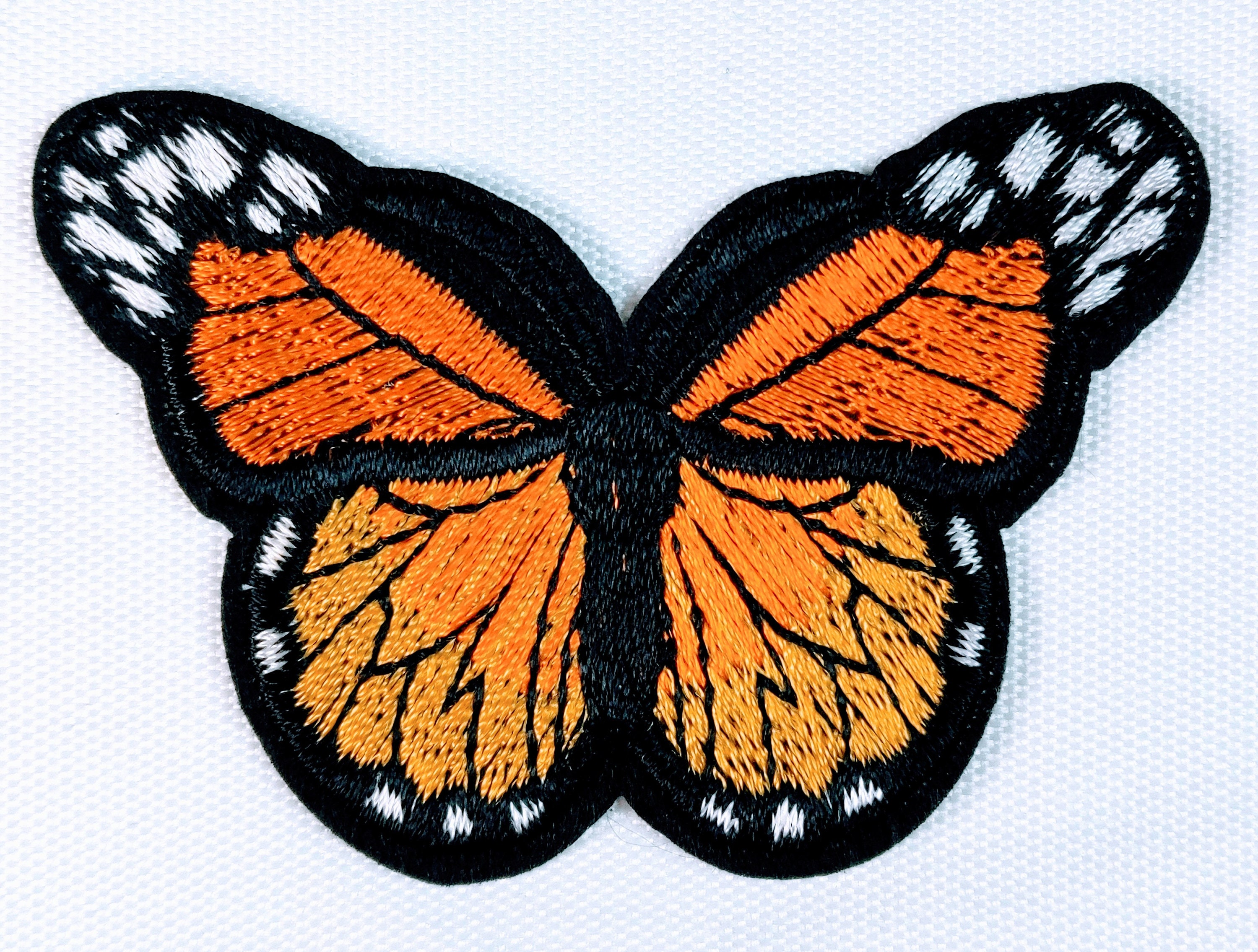Small Rainbow Black Butterfly Patches Iron on Patch Embroidery Applique  Patches Butterfly Patch Butterfly Applique Nr 3 