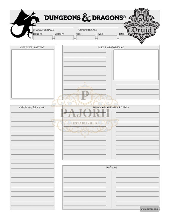 Dnd for Kids Downloadable Kids Game Printable Game for 