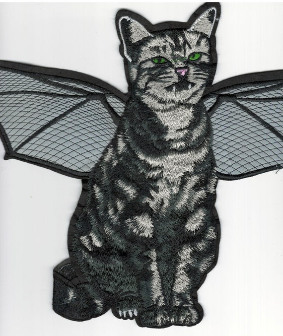 Grande Chauve Souris Mystique Aile Chat Coudre Sur Brode Etsy Grande Chauve Souris Mystique Aile Chat Coudre Sur Brode Etsy
