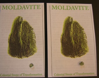 Seltener echter tschechischer Moldavit in der Moldau