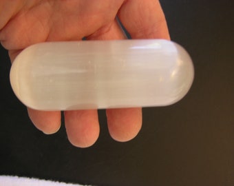 Selenite heavy duty massage wand 4 inch long 1.5 inch wide