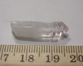 Tibetan quartz terminated mini elestial scepter crystal 1 inch jo44
