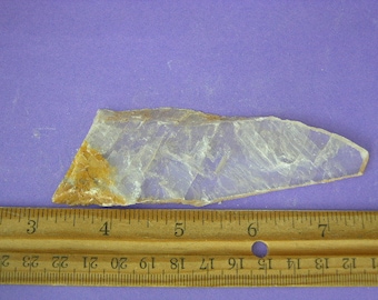 Lama di selenite completamente naturale con cristalli di selenite terminati GE41