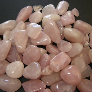 Rose quartz tumble polished 1/2 to 1 inch 1 pound lots