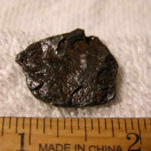 Meteorit Sikhote-Alin slagjärn nickel Rysk 22 mm 5,2 gm. jr45