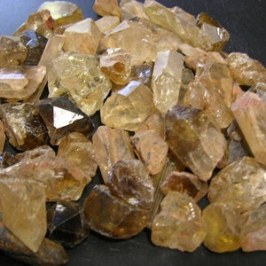 Citrine crystal mine rough Congo 1/2-2.5 inch 1/2 pound lots free shipping