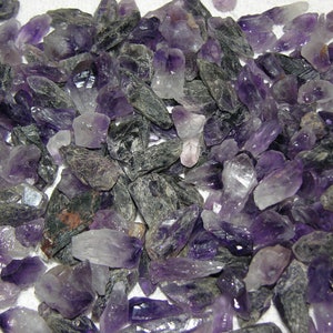 Amethyst crystals elestial style point Uruguay 1/8 pound lots