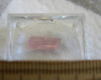 Tourmaline crystal  specimen Pink rare Pala CA Queen Mine TW17