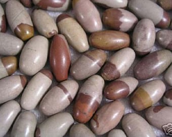 Pietra Shiva Lingam lucidata, completamente naturale, da 1 a 1,5 pollici, quattro (4) pietre per lotto
