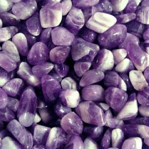 Chevron amethyst crystal polished 1/2- 1.25 inch 1/4 pound lots