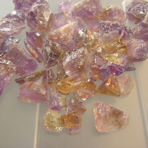 Ametrine mine rough mixed grade Bolivia 1-1/2 inch 1/4 pound lots