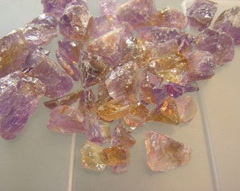 Ametrine mine rough mixed grade Bolivia 1-1/2 inch 1/4 pound lots