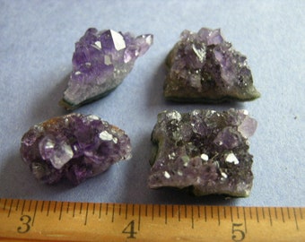 Amethyst cluster point plates smaller 3/4-1 1/2 inch Uruguay AME18