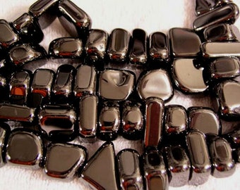 Magnetic hematite polished 1/2- 1 inch 1 pound lots