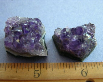 Amethyst cluster point plates smaller 3/4-1 1/2 inch Uruguay AME10