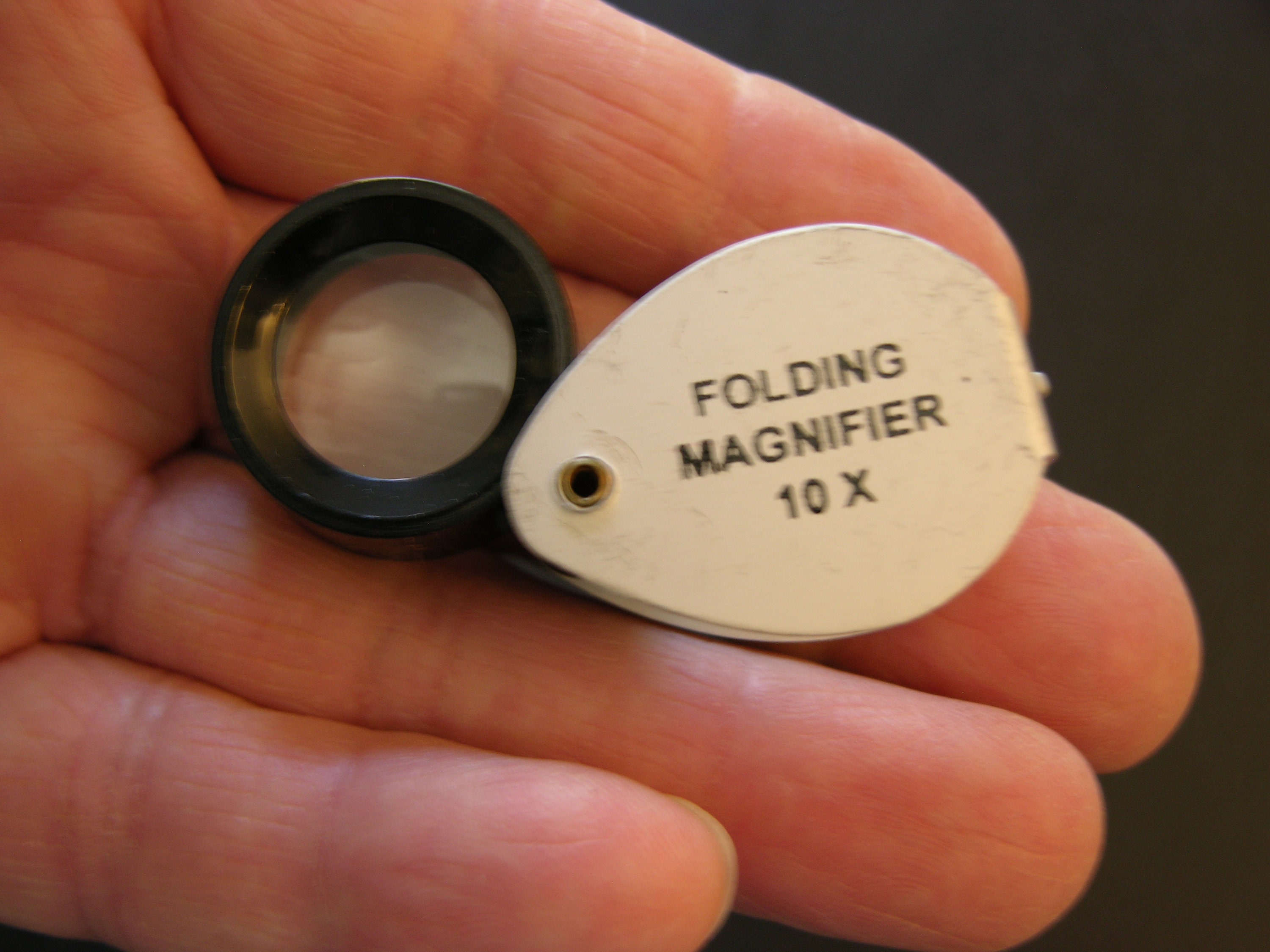 Magnifying Lens Small Pocket Loupe 10x15 MM Etsy UK