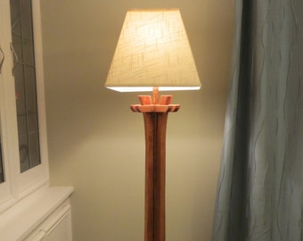 Arden Kingsbow Floor Lamp--Cherry