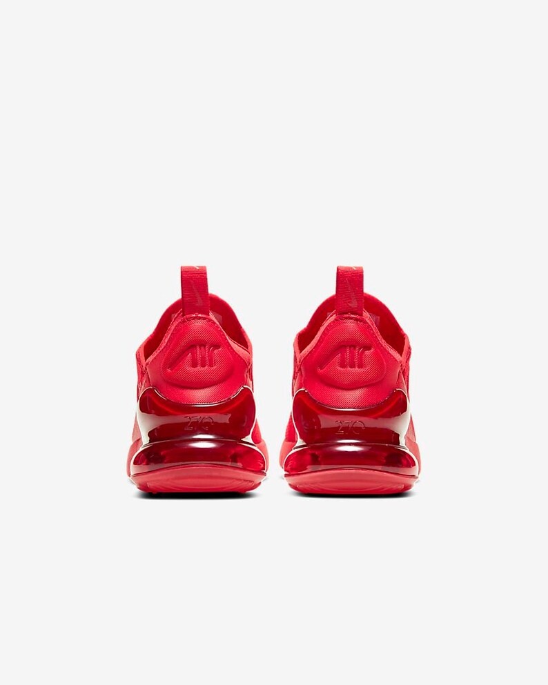 Swarovski Girls Nike Air Max 270 University Red Sneakers - Etsy