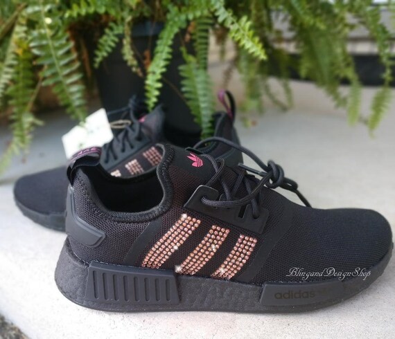 Mujer Negro Adidas NMD Casual Shoes Zapatillas Negras - Etsy España